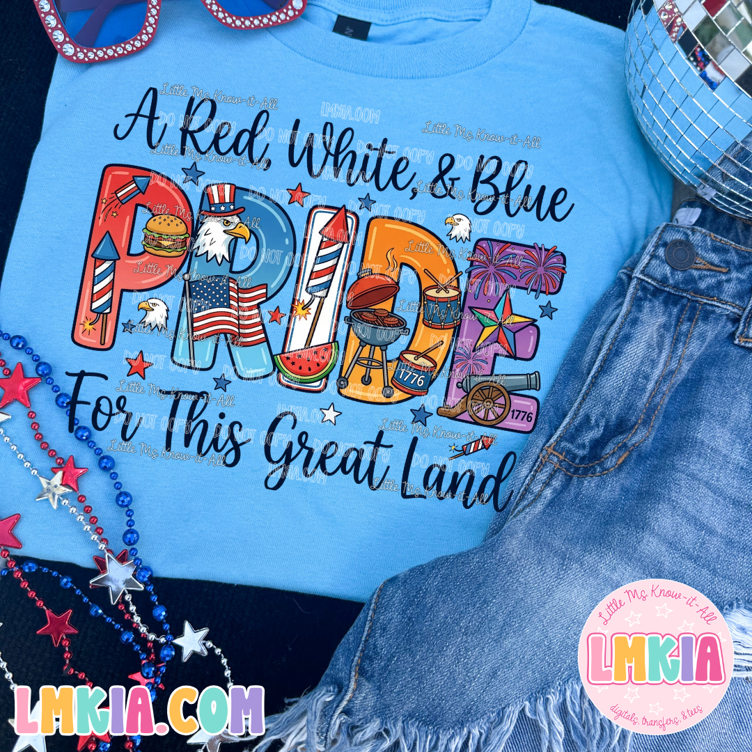 Red, White, and Blue Pride T-Shirt