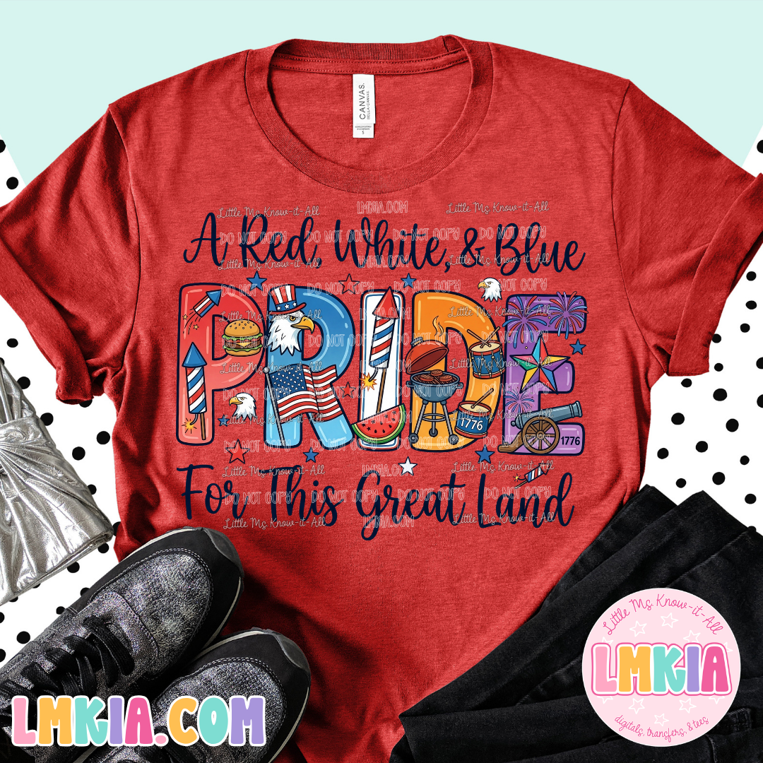 Red, White, and Blue Pride T-Shirt
