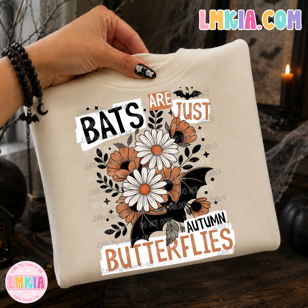 Bats Are Just Autumn Butterflies T-Shirt