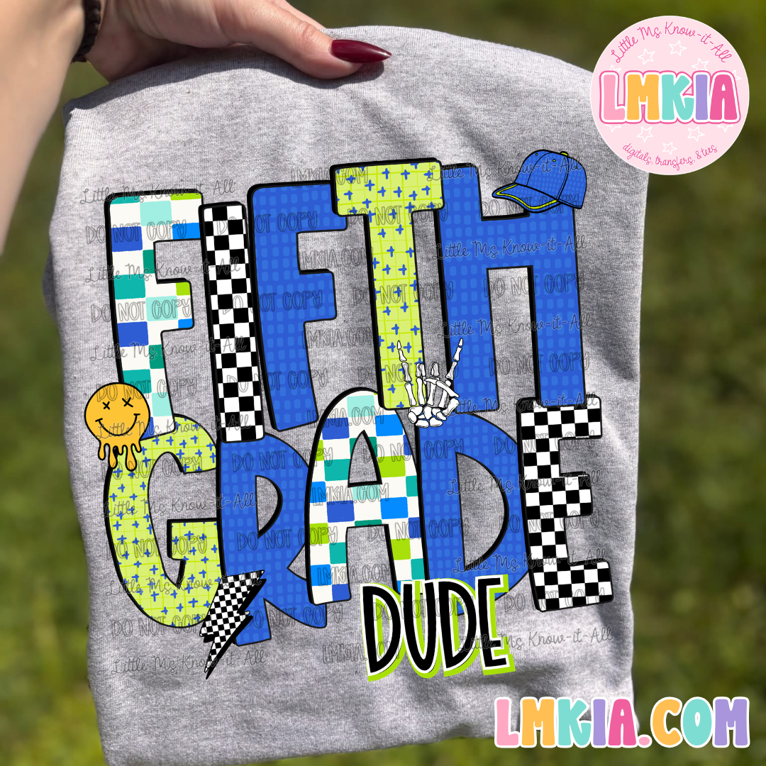 Dude Grade Levels Kids T-Shirt