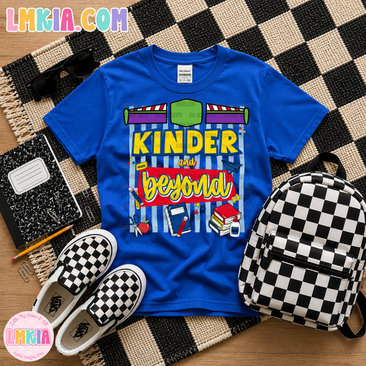 And Beyond Grade Levels Kids T-Shirt