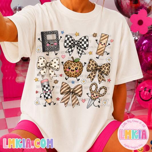 Leopard School Friends T-Shirt