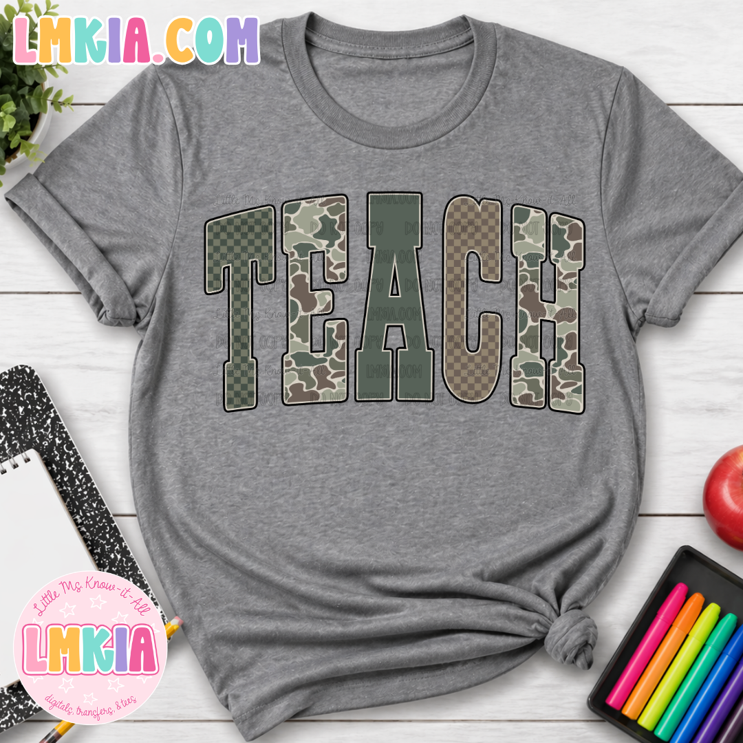 Camo Teach T-Shirt