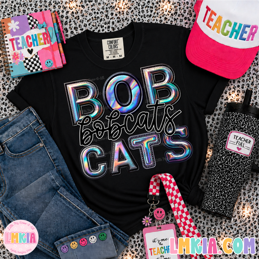 Copperfield ES Holographic Bobcats T-Shirt
