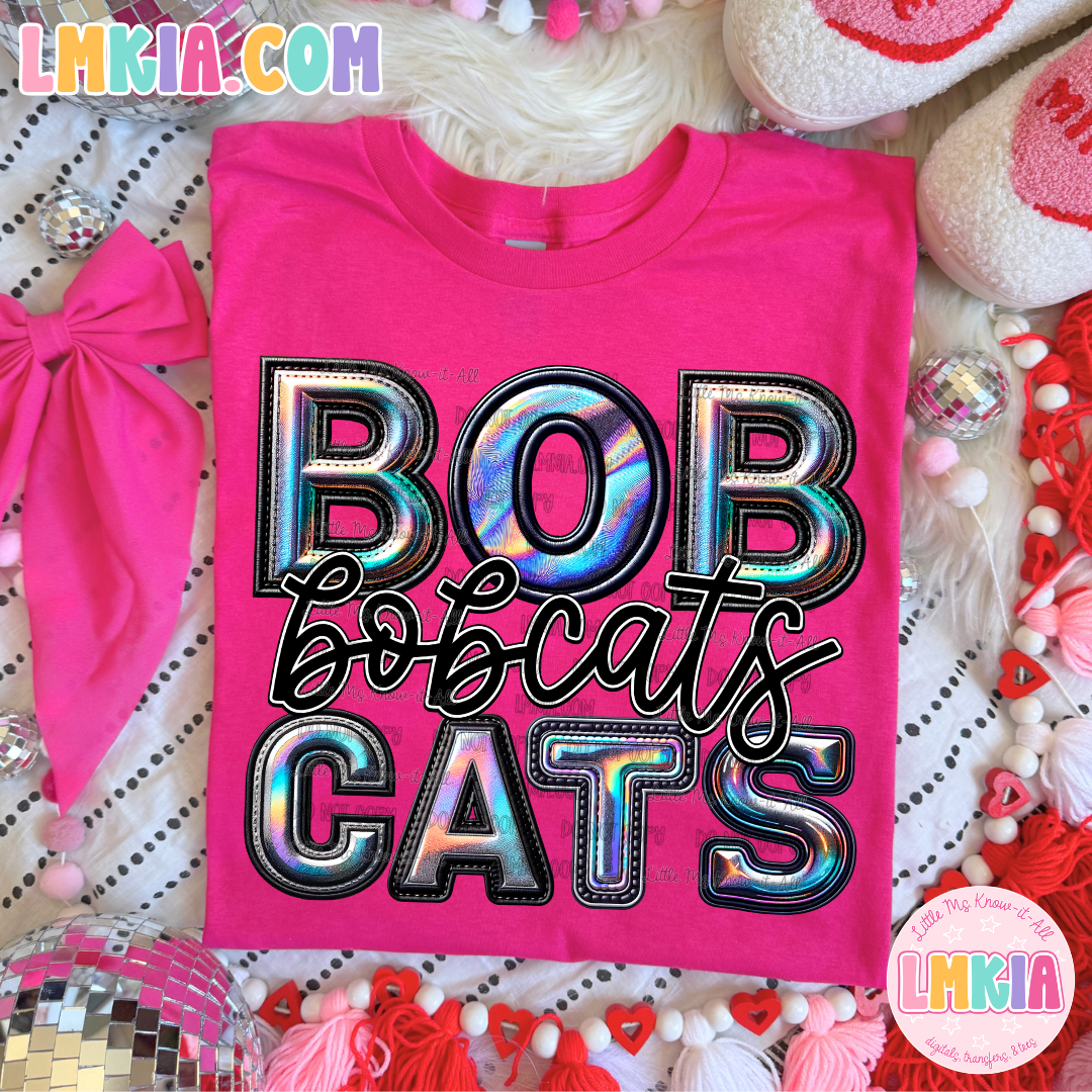 Copperfield ES Holographic Bobcats T-Shirt