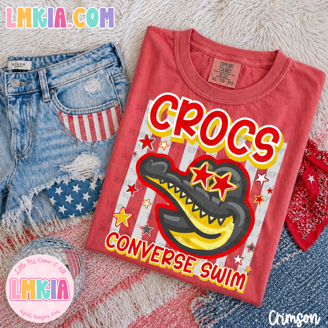 Striped Crocs T-Shirt