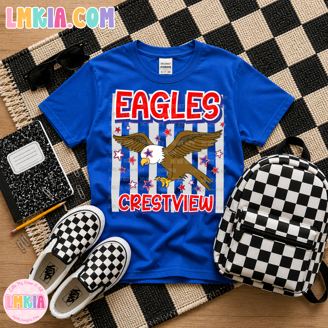 Striped Eagles T-Shirt