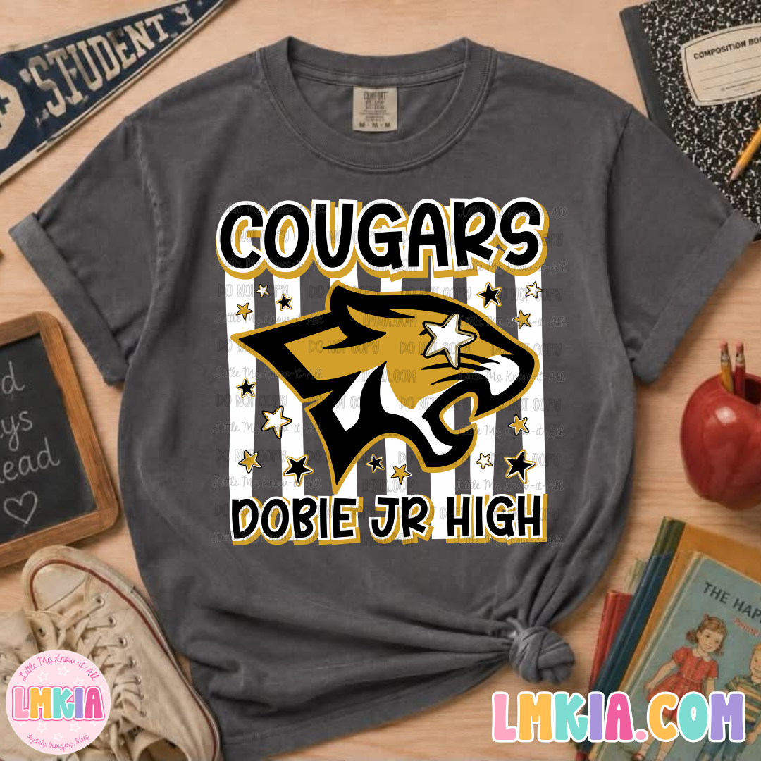 Striped Cougars T-Shirt
