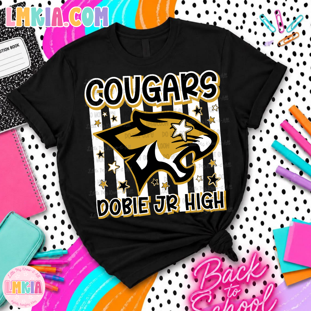 Striped Cougars T-Shirt
