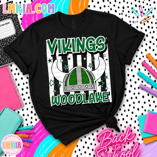Striped Vikings T-Shirt
