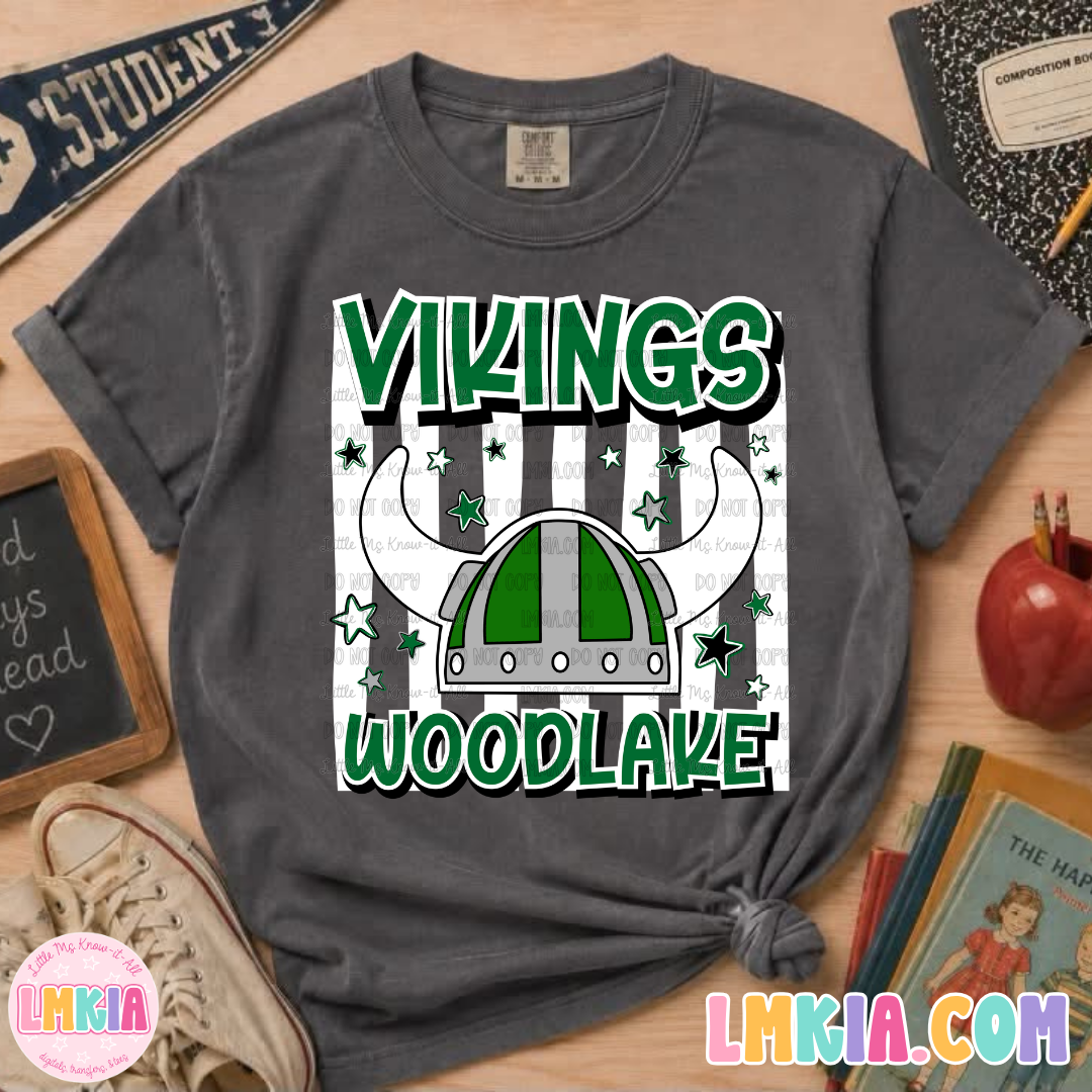 Striped Vikings T-Shirt