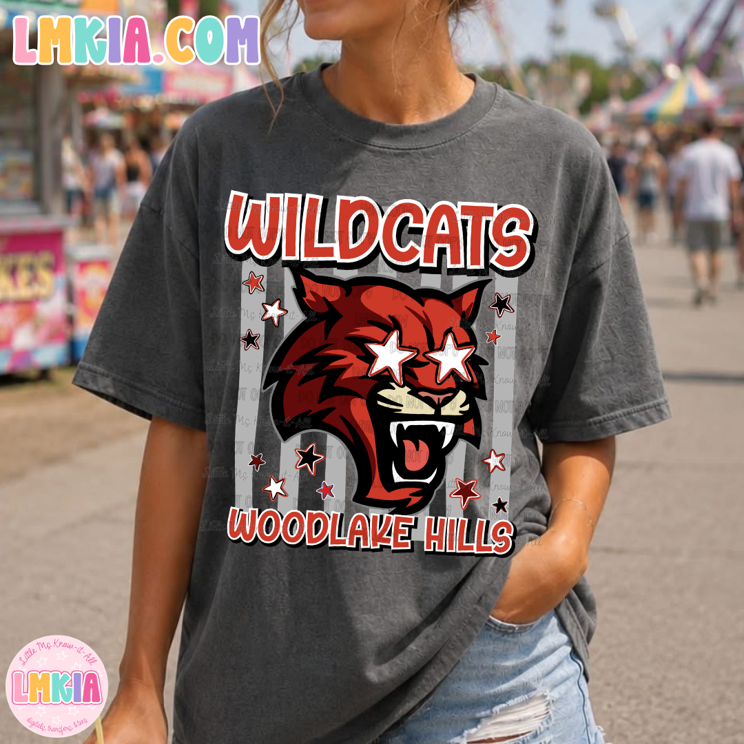 Striped Wildcats T-Shirt