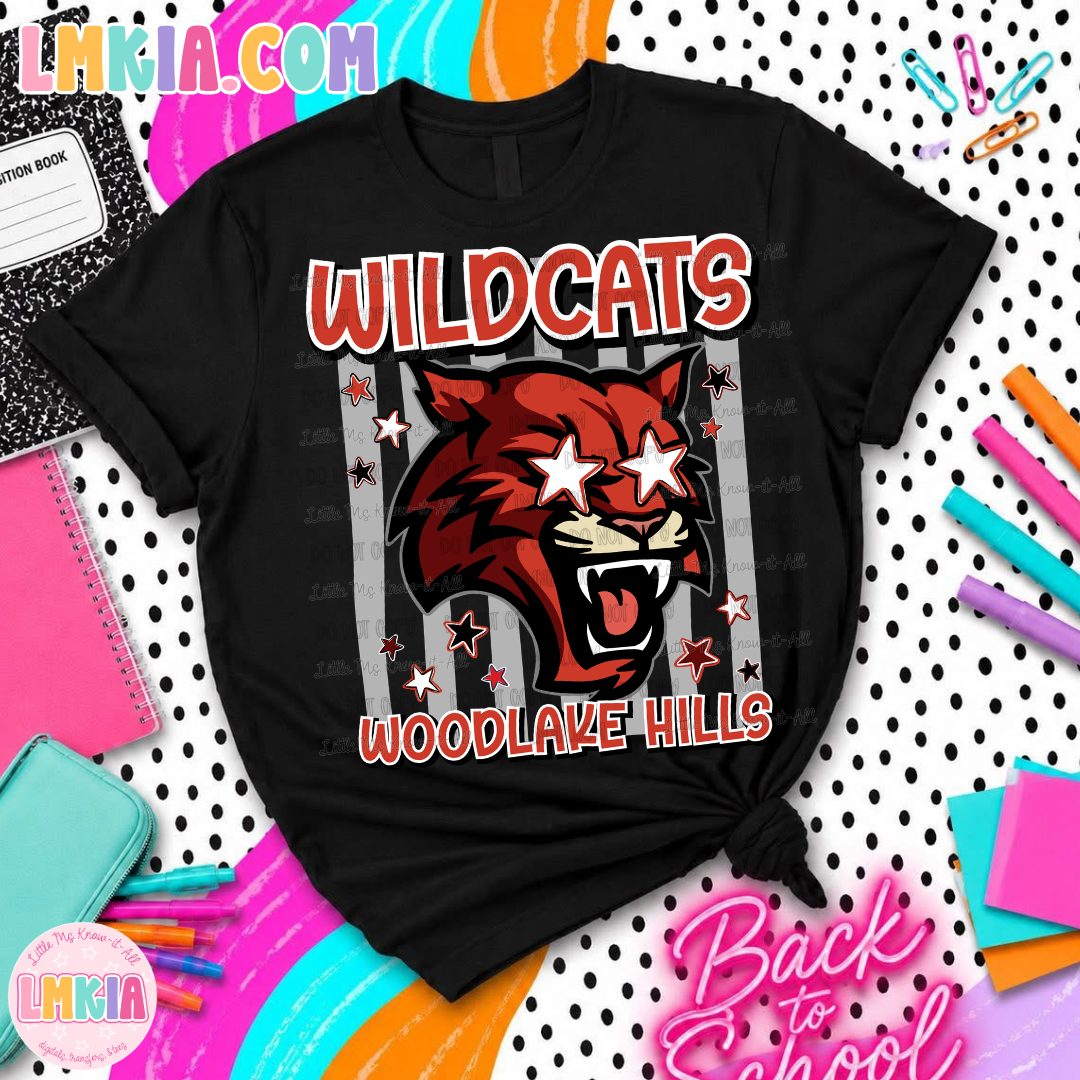 Striped Wildcats T-Shirt