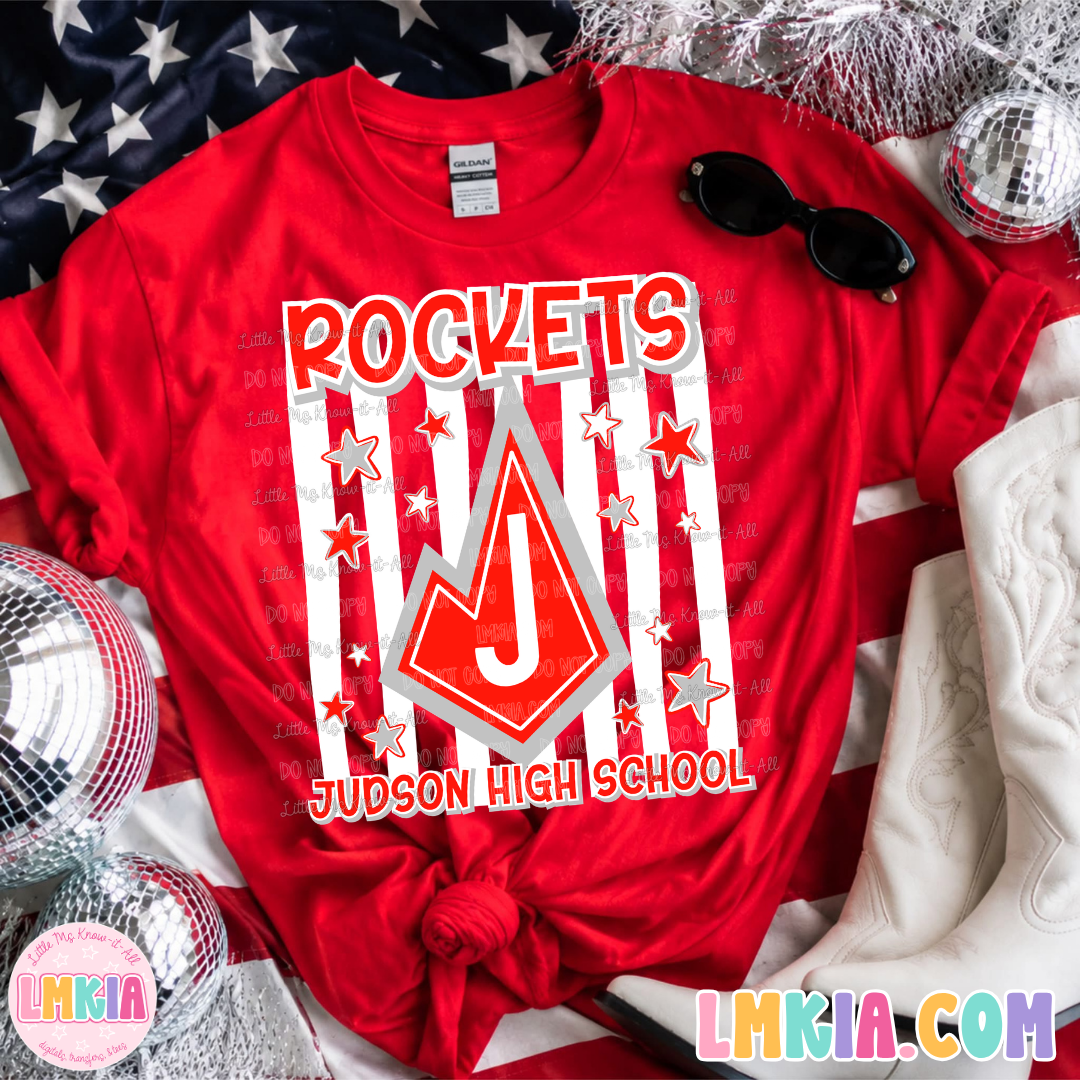Striped Rockets T-Shirt