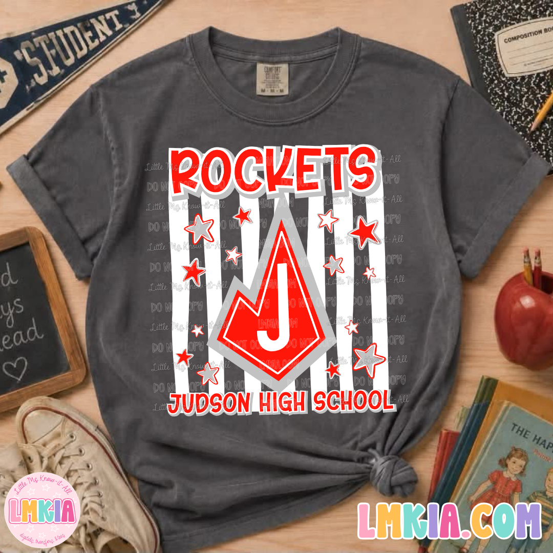 Striped Rockets T-Shirt