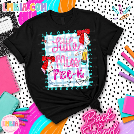 Little Miss Grade Level T-Shirt