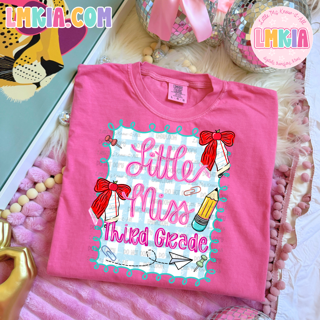 Little Miss Grade Level T-Shirt