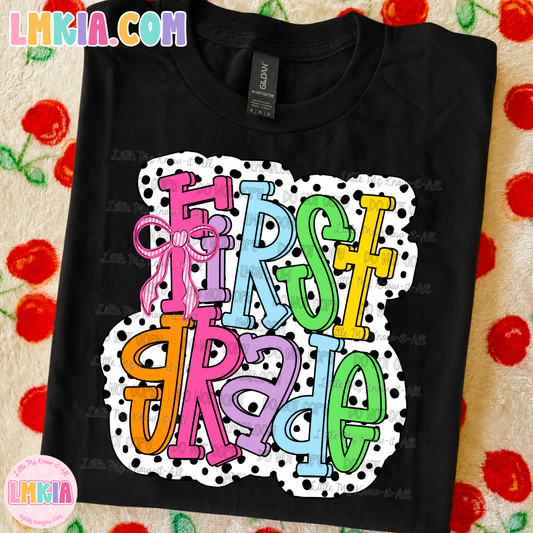 Dalmatian Coquette Grade Level Teacher T-Shirt