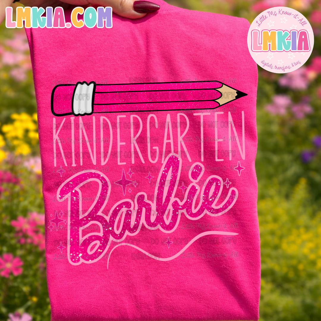 Pencil Doll Grade Level Teacher Team T-Shirt