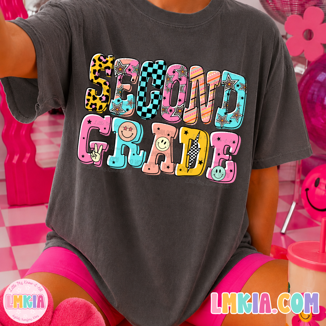 Doodle Pattern Grade Level T-Shirt