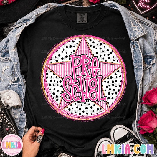 Dalmatian Star Grade Level Teacher Team T-Shirt