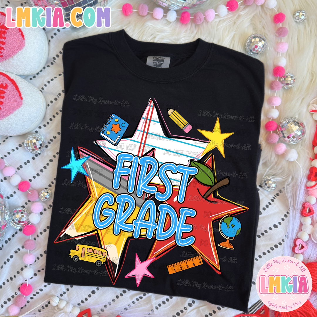 School Stars Grade Level Teacher T-Shirt