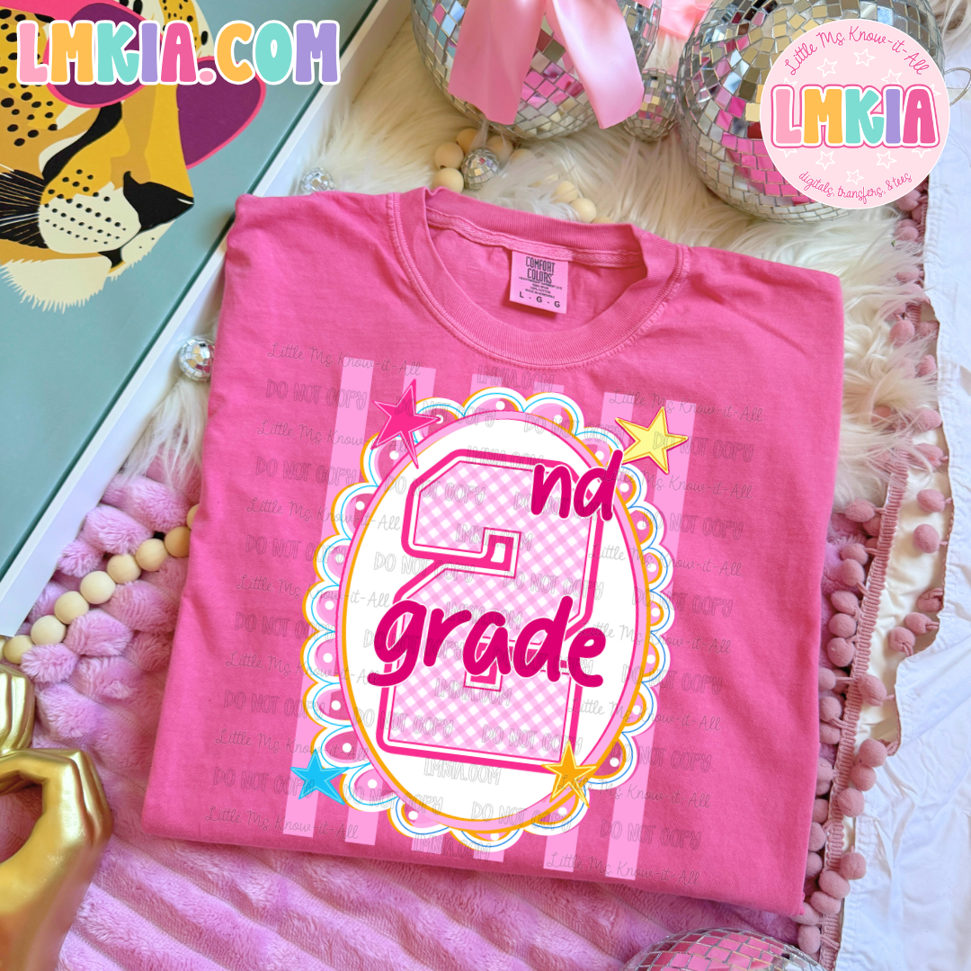 Striped Coquette Grade Level T-Shirt