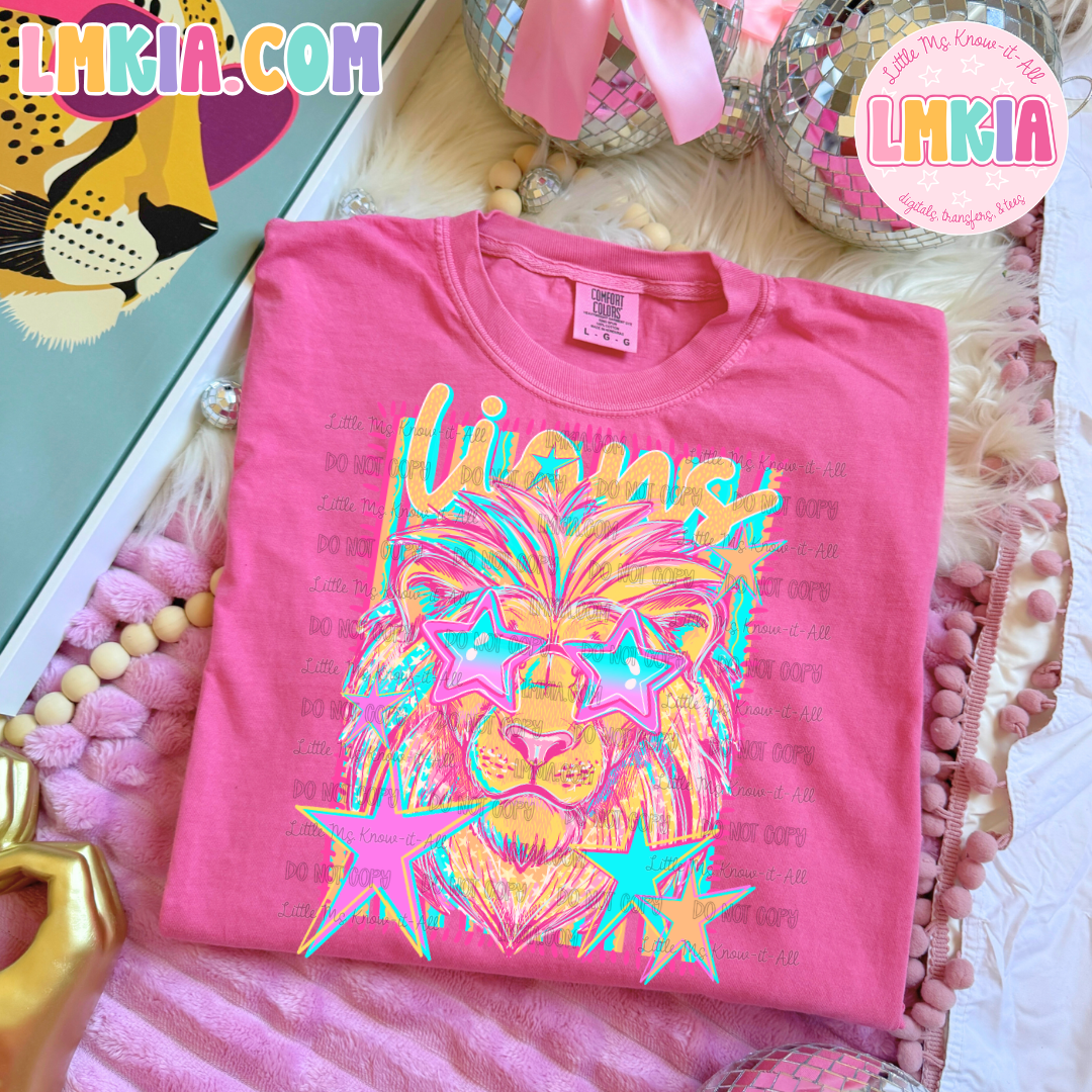 Neon Star Mascot T-Shirt