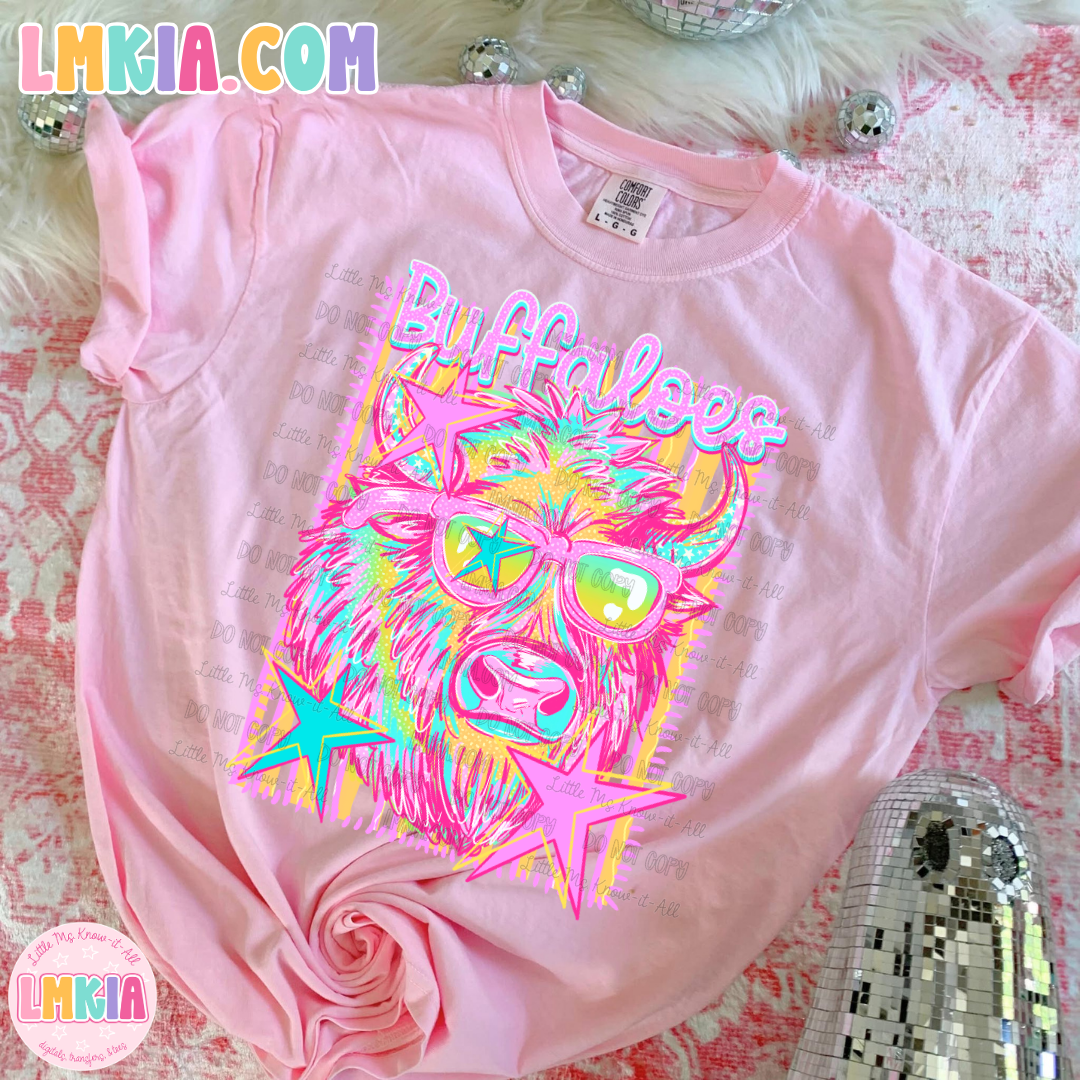 Neon Star Mascot T-Shirt