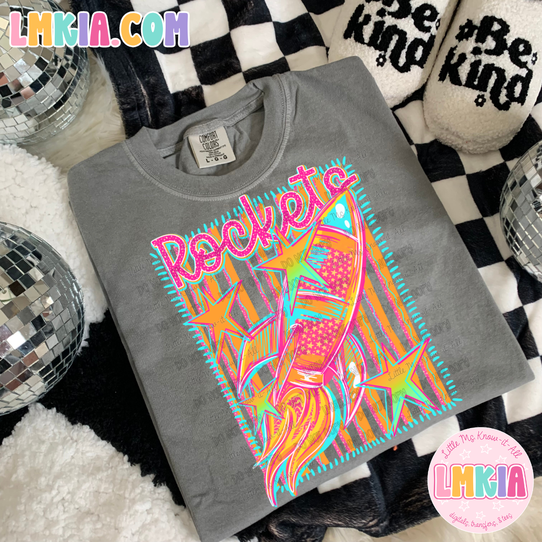 Neon Star Mascot T-Shirt