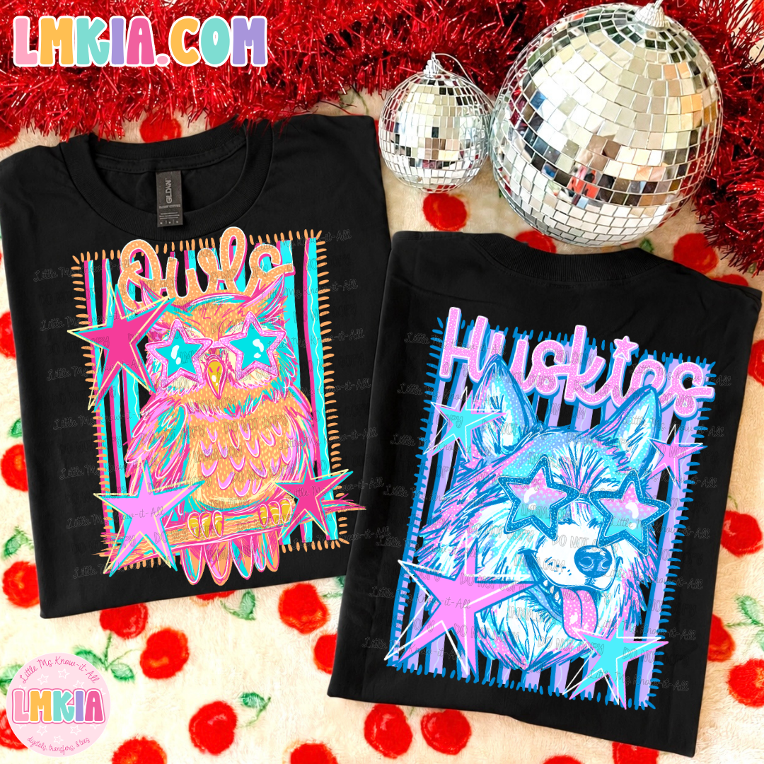 Neon Star Mascot T-Shirt
