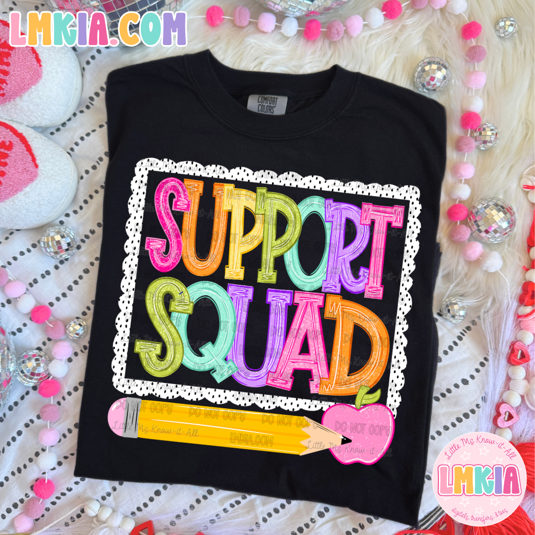 Rainbow Dalmatian School Staff T-Shirt