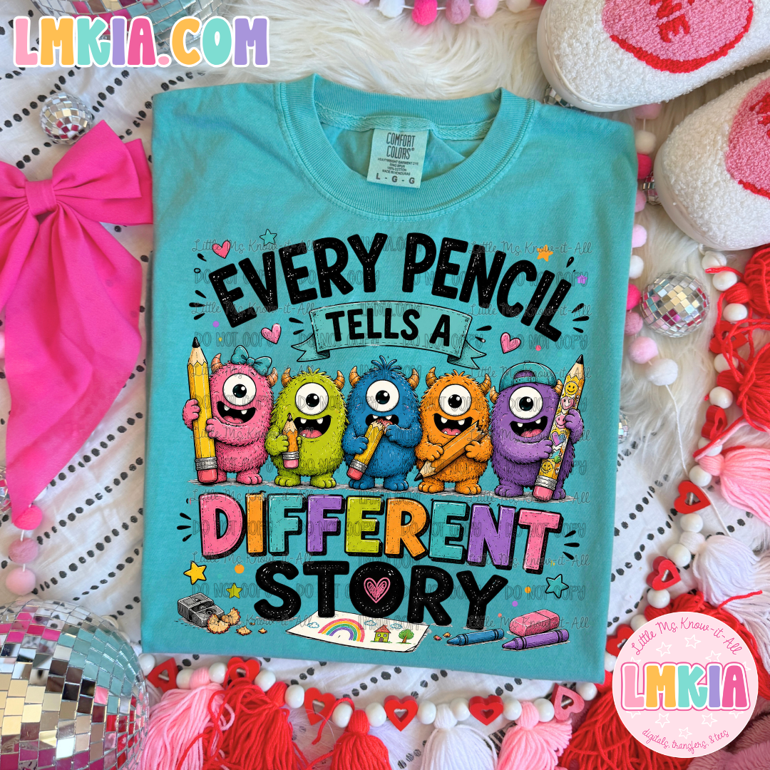 Every Pencil Tells A Different Story T-Shirt