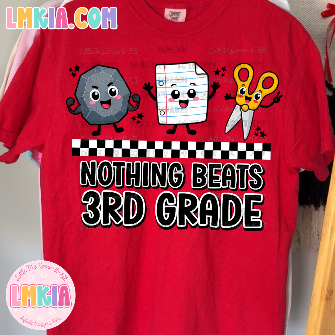 Nothing Beats Grade Levels Teacher T-Shirt