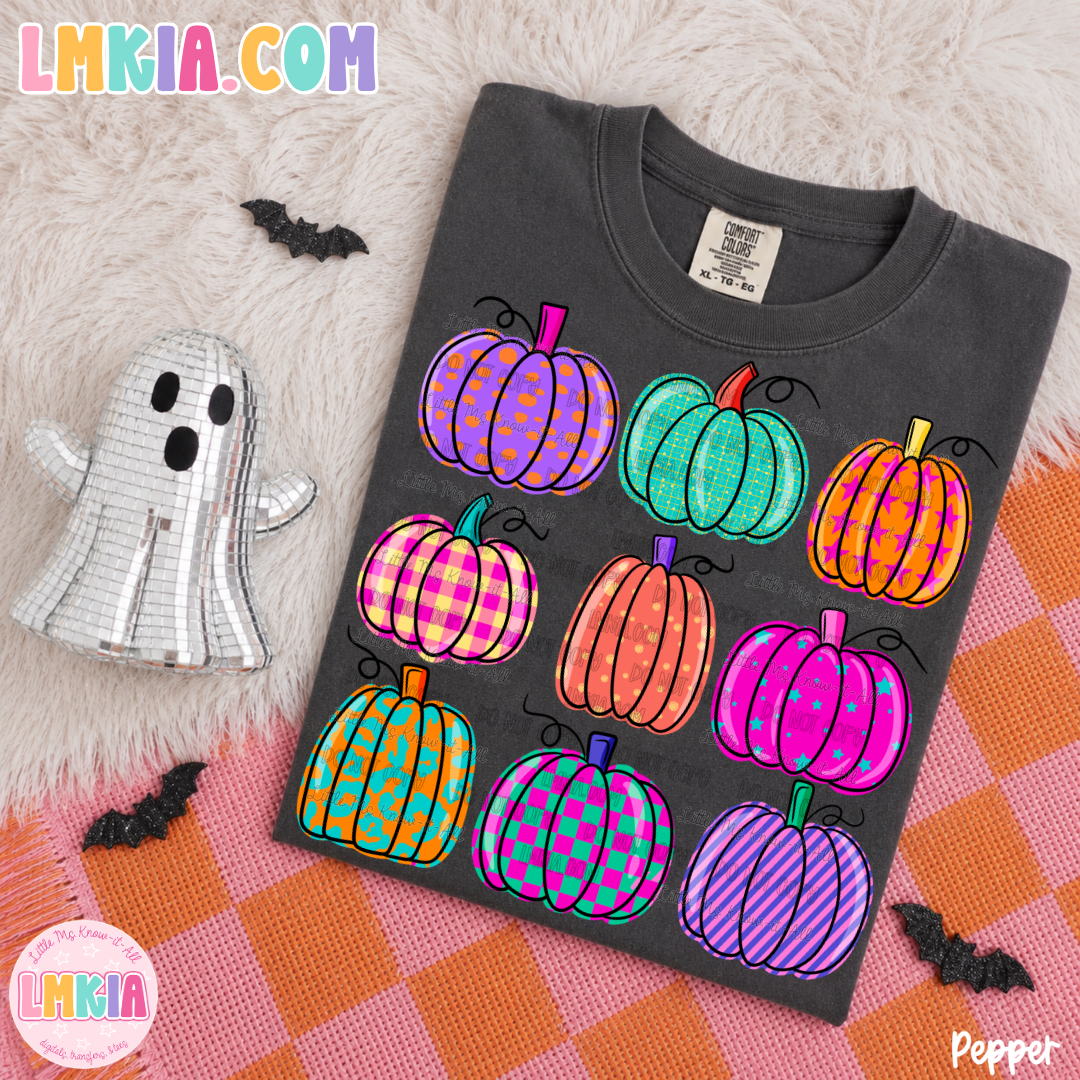 Patterned Pumpkins T-Shirt