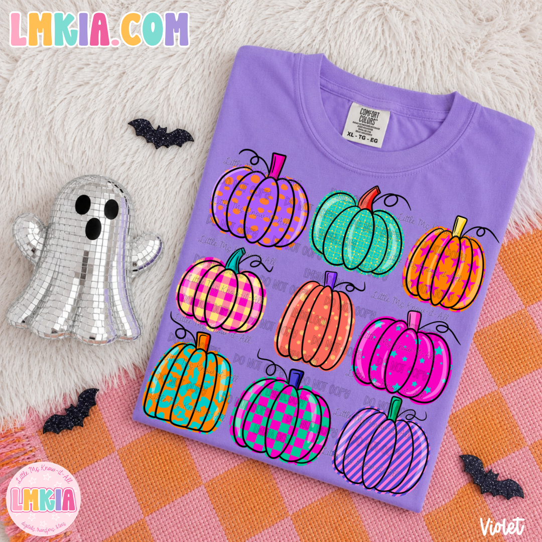 Patterned Pumpkins T-Shirt