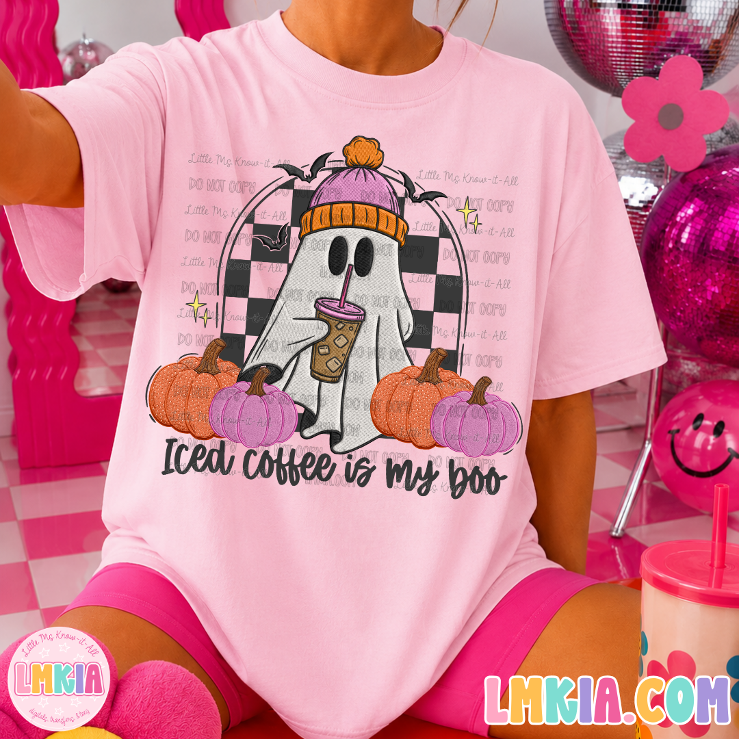 Iced Coffee Is My Boo T-Shirt
