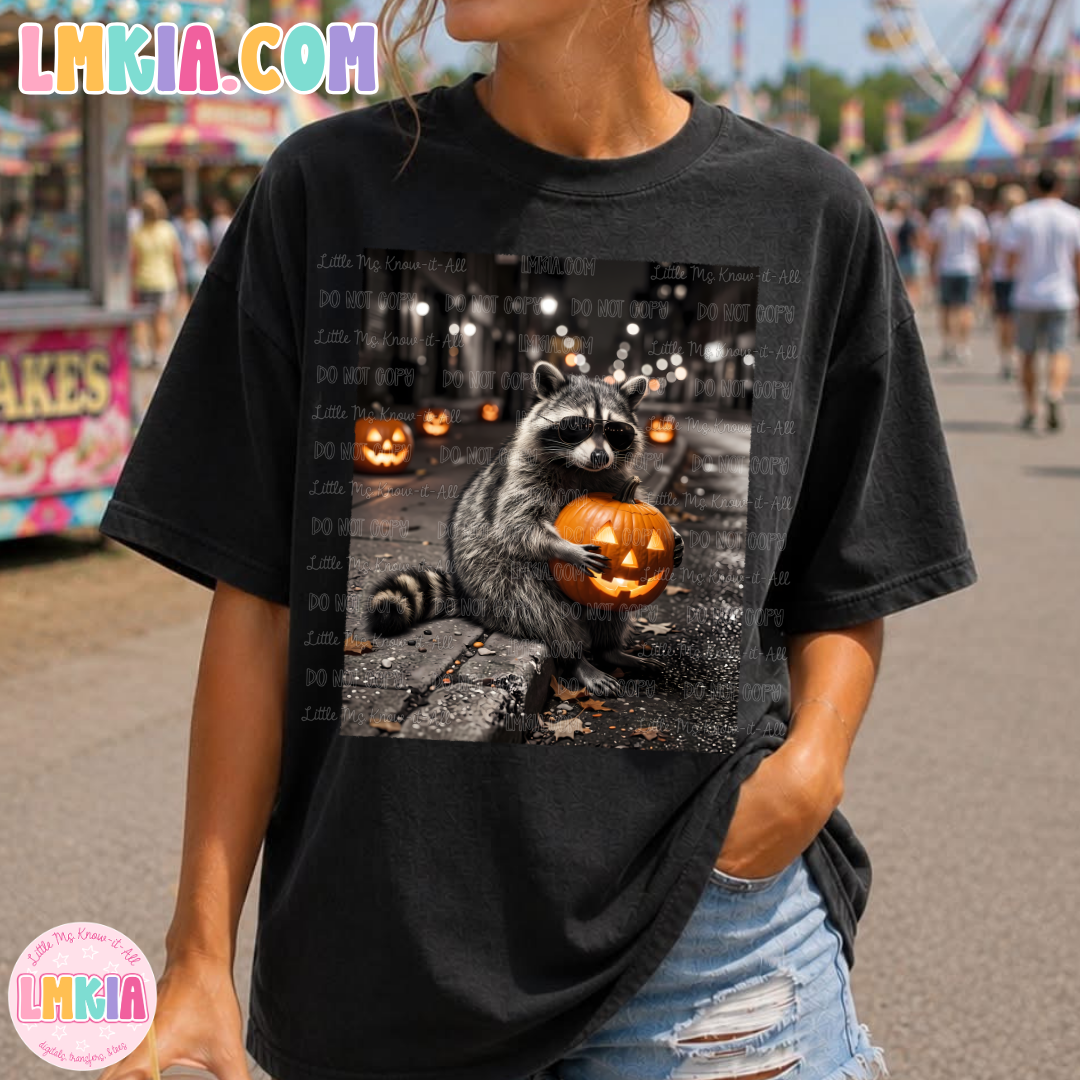 Halloween Raccoon T-Shirt