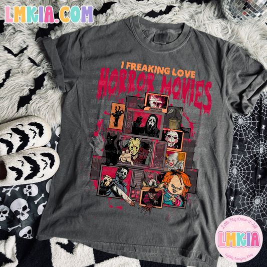I Freakin' Love Horror Movies T-Shirt