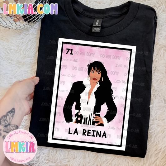 Loteria La Reina Mexican T-Shirt