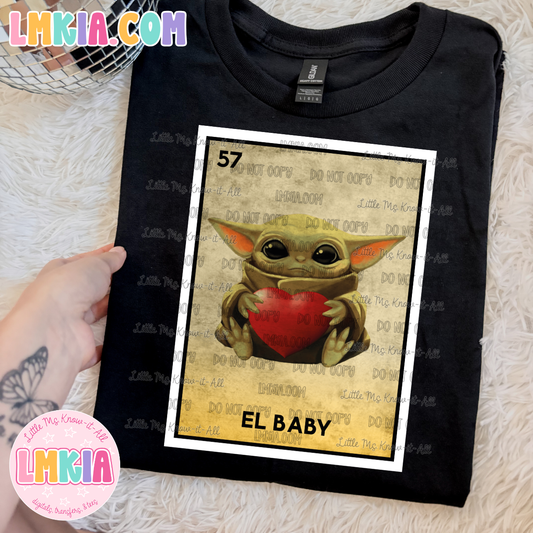 Loteria El Baby Mexican T-Shirt