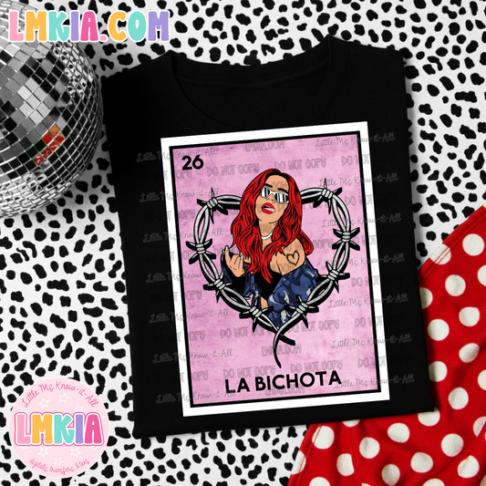 Loteria La Bichota Mexican T-Shirt