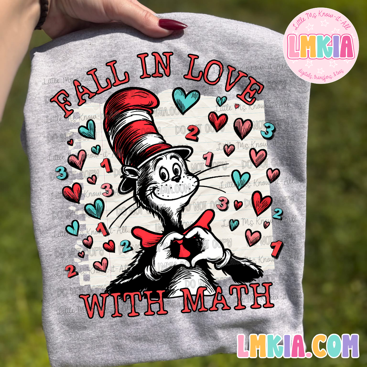 Fall In Love With Math T-Shirt