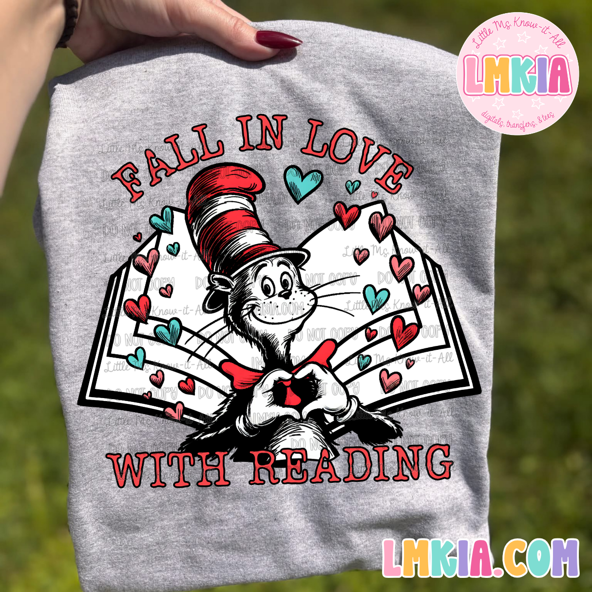 Fall In Love With Reading T-Shirt