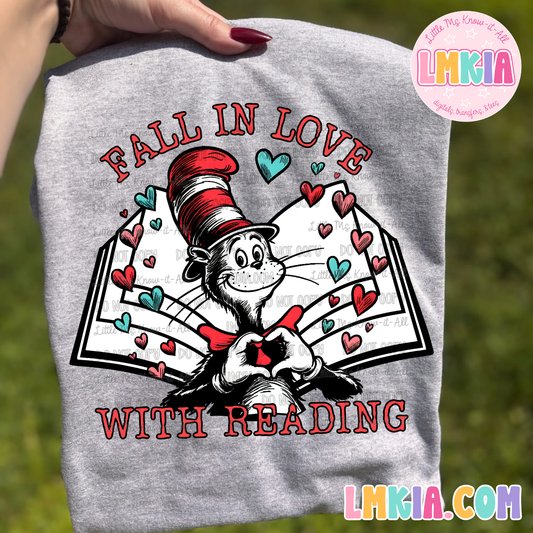Fall In Love With Reading T-Shirt