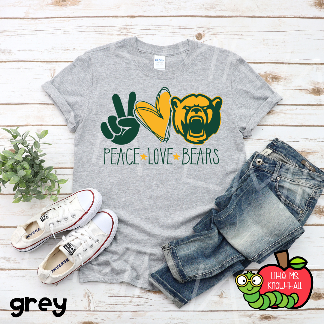 Peace Love Bears T-Shirt