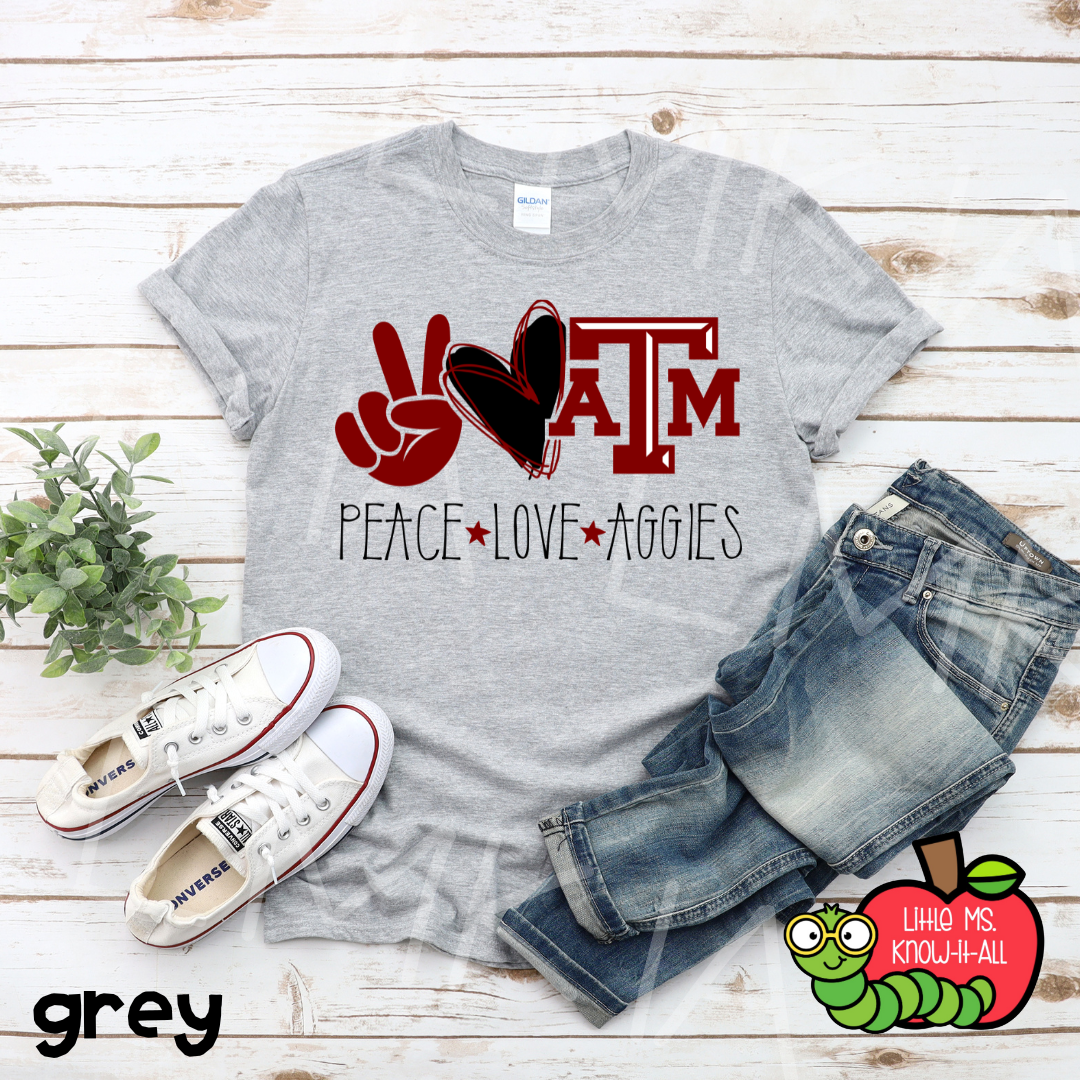 Peace Love Aggs T-Shirt