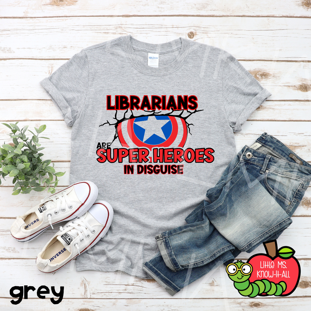 Superheroes in Disguise School Staff T-Shirt