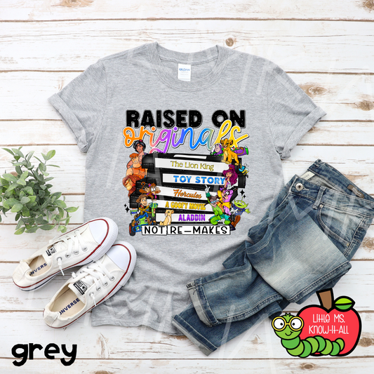 Raised on Originals Movie T-Shirt