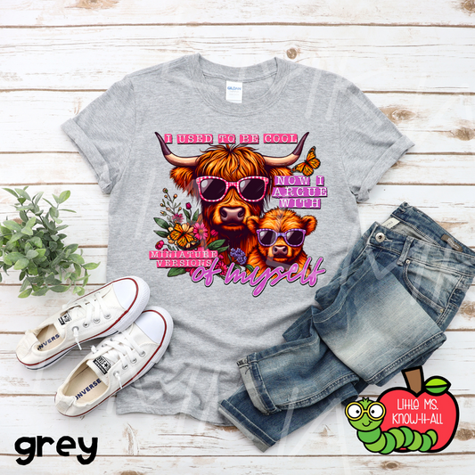 I Used to Be Cool Mama Heifer T-Shirt